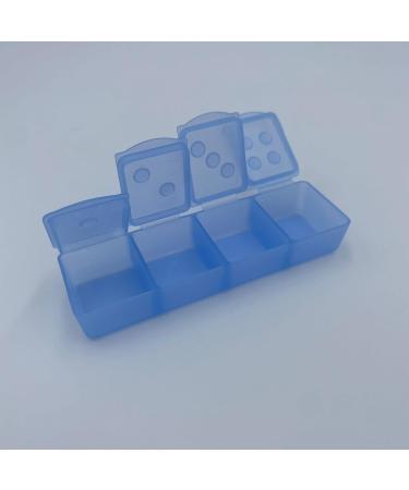 Buy Medicine Dispenser Set - 3-Piece Pill Box in Blue Red & White | International Shipping Available - Buy Online on GoSupps.com