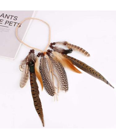 Repuhand Bohemian Peacock Feather Headdress | Elegant Hair Band Accessories for Women - International Shipping - Buy Online on GoSupps.com