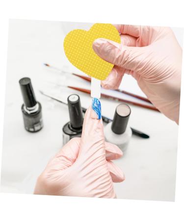 SHERCHPRY 200pi ces Dissolvant Pour Vernis Ongles Tampons Forme De C ur Pour Manucure Domicile Et Extensions De Cils Coton Doux Et Jetable - Buy Online on GoSupps.com