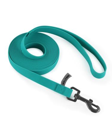 Wolfone 1.5m Viridiangr n tow lines for dogs waterproof training lines hard -wearing and easy -care leash suitable for recall swimming camping beach hunting walks viridian -run 1.5m