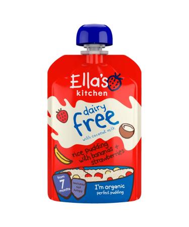 Ella's Kitchen Rice Pudding with Bananas & Strawberries 80g