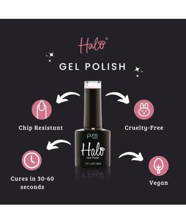 Halo Gel Polish 8ml - Toasty. UV/LED Gel Nail Polish Long Lasting & Easy To Apply. Soak Off Gel Polish Nail Art Colours For Manicure & Pedicure. Gel Polish For Professional & Home Use. - Buy Online on GoSupps.com