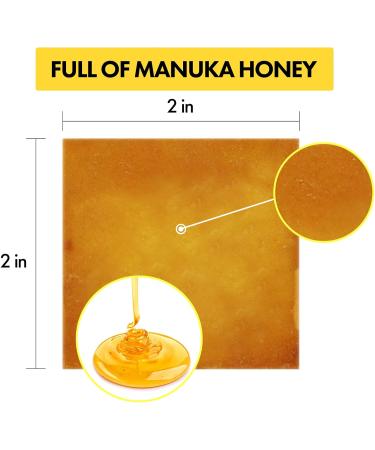 DILUMAMED Manuka Honey Calcium Alginate Dressing 2x2 (Pack of 6) for Wound Care - Ideal for Cuts, Skin Tears, Burns, Pressure Sores, Diabetic Ulcer - Buy Online on GoSupps.com