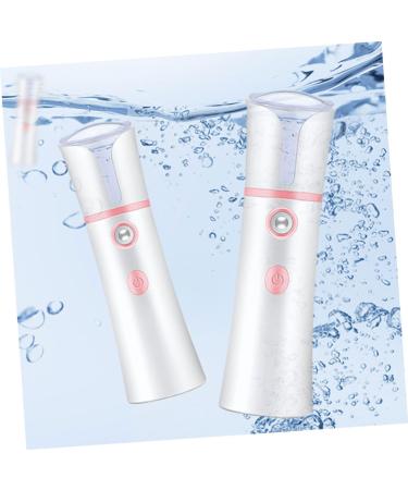 DRESSOOS Skin Care Humidifier 1pc Usb Humidifier Charging Face White Handheld Hydrator Evaporator Nano Spray Cold Mini Humidifier 14.1x4cm - Buy Online on GoSupps.com