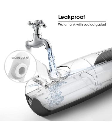 Water Flosser Professional Cordless Dental Oral Irrigator - Portable 190ML IPX7 Waterproof 3 Modes Ideal for Teeth Braces & Bridges Care - Buy Online on GoSupps.com