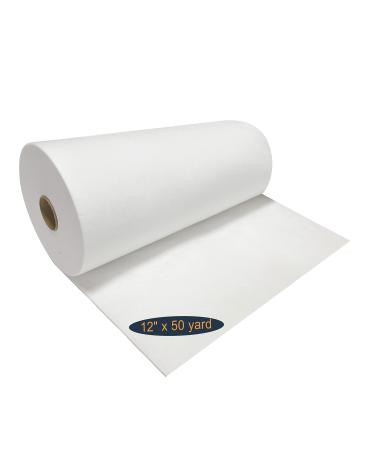 HimaPro Cut Away Embroidery Stabilizer Backing 2.5oz Medium Weight 12'' x 50 Yard Roll Cutaway Stabilizer for Machine Embroidery 100% Polyester