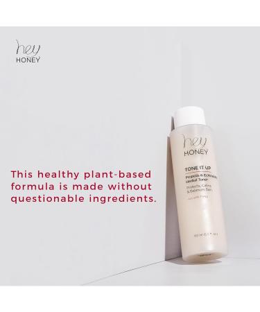 Hey Honey Skincare Tone It Up Propolis & Echinacea Water Herbal Face Toner - Moisturizing Soothing & pH Balancing for Deep Pores | 5.0 oz - International Shipping - Buy Online on GoSupps.com