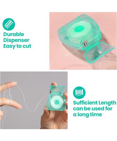 Dandat Bulk Travel Dental Floss - 30 Mint Waxed Boxes | 54.68 Yards Each | Perfect for Adults - Food Removal & Oral Care - Buy Online on GoSupps.com