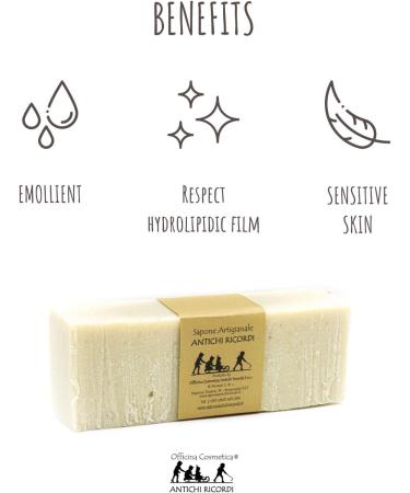 Pure handcrafted 100% natural soap - for face hands body and hair - emollient and for sensitive hair - Marseille olive oil - Buy Online on GoSupps.com