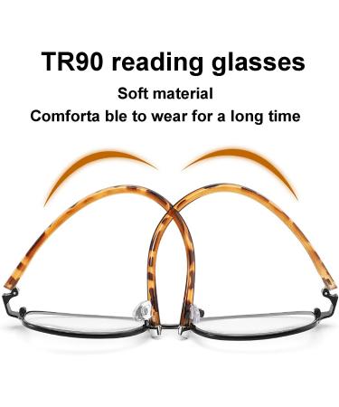 BAFAFA +3.0 Reading Glasses - Blue Light Blocking Spring Hinge Readers for Men & Women | Red Anti-UV Blend Eye Load Blocker - Buy Online on GoSupps.com