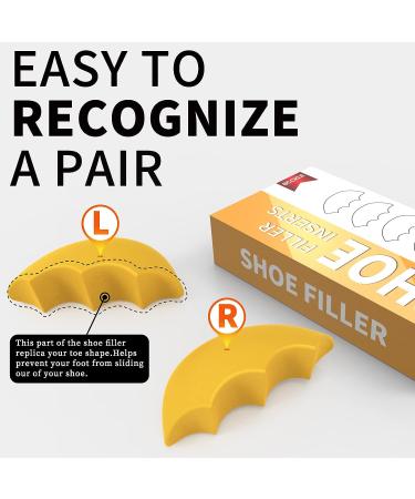 Shoe Fillers Toe Inserts for Loose Shoes - Men & Women (Half to One Size Bigger) - Buy Online on GoSupps.com