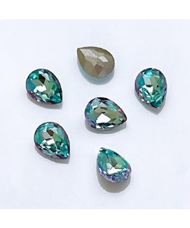 FEIlei 10x/Set Butterfly Nail Rhinestones Square Nail Charms DIY Hearts Nail Art Charms - Buy Online on GoSupps.com