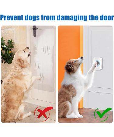 Wireless Dog Doorbell & Buzzer - Waterproof 300m Range 60 Ringtones Adjustable Volume - Smart LED Flash - 1 Transmitter + 1 Receiver - Buy Online on GoSupps.com