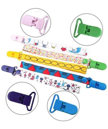 Buy Colorful Plastic Pacifier Holders - 10 Pack (39x16mm) for International Shipping - Buy Online on GoSupps.com