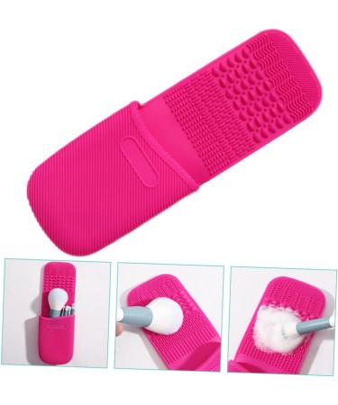 FAVOMOTO Makeup Brush Cleaning Makeup Washing pad Makeup mat Cleaner limpiador de brochas de maquillaje Makeup Cleaner Makeup Brush Holder Lipstick Stand Silica Gel Cosmetic - Buy Online on GoSupps.com