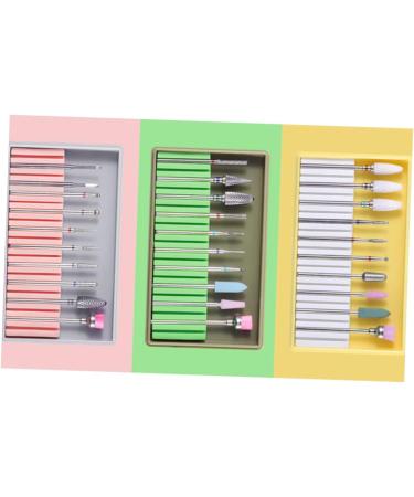 minkissy 1 Set Nail Drill Bits Nail Drill Replacement Bits Efile Nail Drill Cuticle Drill Bits Manicure Pedicure Bit Nail for Beginners Nail Art Supplies Nail Tools Gel Electric - Buy Online on GoSupps.com