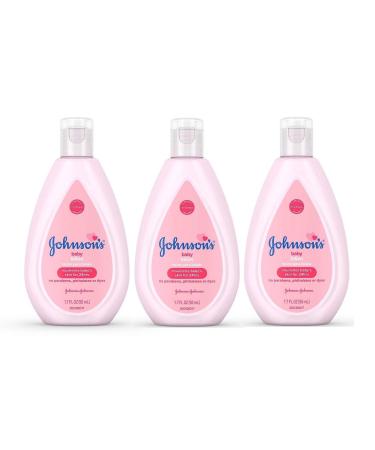 Johnson's Baby Lotion Travel Size 1.7 oz (50ml) - Pack of 3