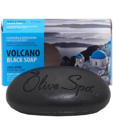 Santo Volcano Black Soap 90g - Buy Online on GoSupps.com
