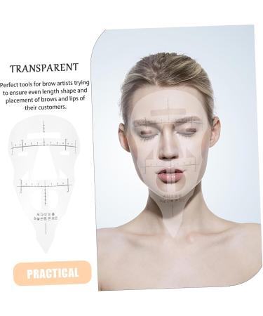 Didiseaon 3 Pcs Manicure Tools Make up Kit Eyebrow Tracer Makeup Ruler Lip Ruler Paint Pen Painting Pen Carved - Buy Online on GoSupps.com