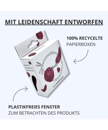 Bellody Original Hair Tie - Stylish Braided Hair Tie (4-Set Seychelles Blue) - Women's Light Blue Hair Accessories with Strong Hold - Buy Online on GoSupps.com