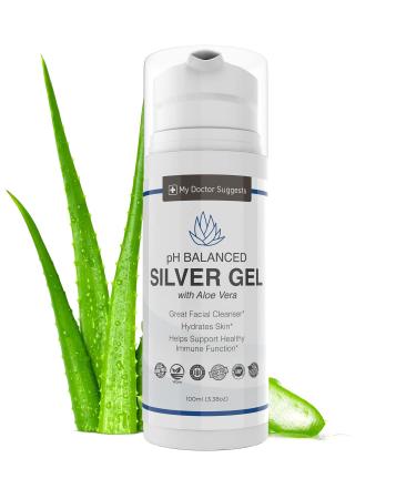Structured Colloidal Silver Gel with Aloe Vera, Strong 30ppm Gel with pH Balanced 1
