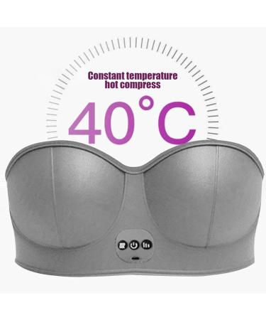 Buy Electric Bust Massager - Wireless Breast Enhancer with 3 Modes | Anti-Sagging Chest Shaping | USB Rechargeable | Silver Gray - Buy Online on GoSupps.com