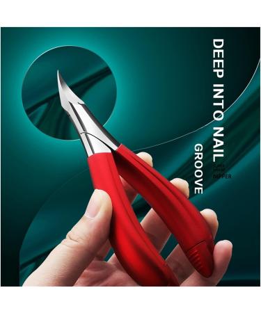 SJLS Nail Groove Scissors Nail Clipper Combination Set Household Sharp-Billed Olecranon Pliers Pedicure Toenail Pliers Nail Tools (Color : Green) - Buy Online on GoSupps.com