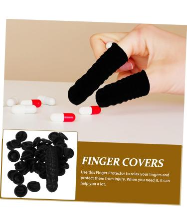 100pcs White Finger Cots - Durable Butyronitrile Finger Protection Caps for Safe Handling - 6.5x2.5cm | International Shipping Available - Buy Online on GoSupps.com