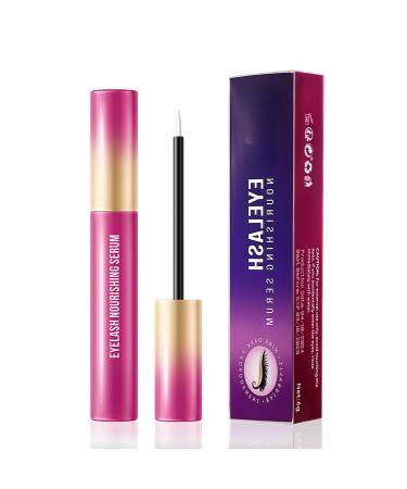Eyelash Serum Lash for Eyelash Growth & Brow Care | Clear Lash Growth with Mascara Tube Vegan Eye Serum Formula for Fuller Longer & Thicker Looking Lashes Rose Red