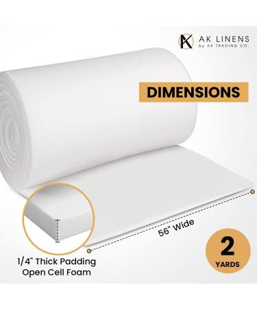 Foam Padding 56 Wide x 1/4 Thick - 2 Yards - AK TRADING CO - Buy Online on GoSupps.com