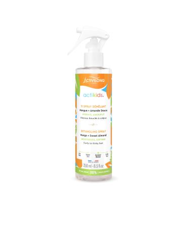 Activilong - Ti Spray to dismantle actikids - curly hair - from 3 years - sweet almond and mango - 98 % natural ingredients - vegan - hypoallergenic fragrance - Made in France - 250