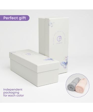 Buy Oliver & Emilia Grey Microfiber Hair Towel - Quick Dry Anti-Frizz Turban for Curly Hair | Soft Lightweight & Super Absorbent - Buy Online on GoSupps.com