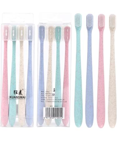Tovinanna 6 Boxes 8-Piece Travel Toothbrush Set with Case - Soft Coal Toothbrushes & Caps for Caregivers | International Shipping Available - Buy Online on GoSupps.com