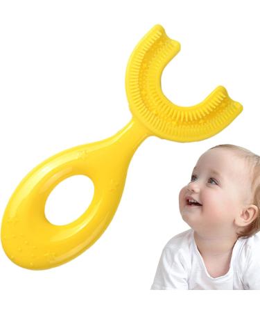 Hitrod Silicone Bristle U-Shaped Toothbrush for Kids | 360-Degree Food-Safe Cleaning for Ages 6-12 - Buy Online on GoSupps.com