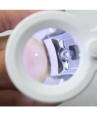 Ruspela Nail Clipper with Magnifying Glass Nail Cutter with Light for Seniors Nail Clippers Magnifier Loupe Set - Buy Online on GoSupps.com