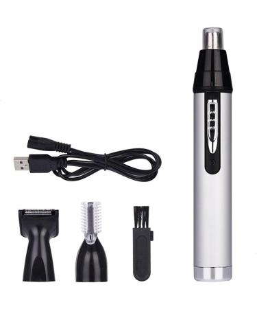 Buy Rechargeable Nose & Ear Hair Trimmer | Painless Professional Hair Removal for Men - Eyebrow & Facial Trimmer - Buy Online on GoSupps.com