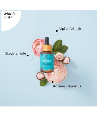Pilgrim Korean Skin Clarifying Serum - 5% Niacinamide & 1% Alpha Arbutin for Acne Scars Dark Spots & Youthful Glow | 1.01 Fl Oz/30ml - Buy Online on GoSupps.com