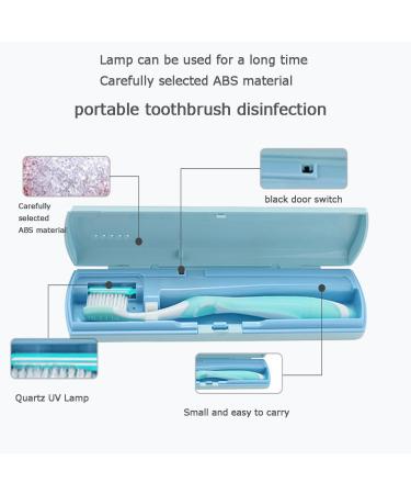 UV-C Portable Intelligent Ultraviolet Toothbrush Disinfection Box Toothbrush Holder USB Charging Type-C Interface Safe and Fast Disinfection Universal Toothbrush (D) - Buy Online on GoSupps.com
