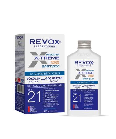 Revox innovation X-Treme 21 Active Herbal Extract Shampoo for Losing Hair 400 ml
