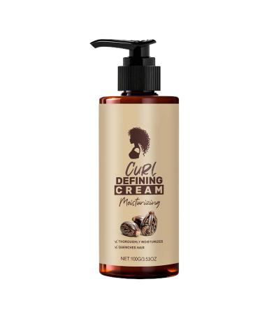 Cream for wavy hair 100 ml antifrizz cream moisturizing lotion for activation with moisture protection frizz control for daily styling morning and evening