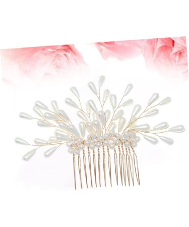DOITOOL Bridal Hair Clip Bridesmaid Hair Accessories Hair Side Comb Clip Hair Combs for Women Clip Wedding Hair Comb Crystal Hair Comb Hair Jewels for Women Tiara Miss Hairpin Pearl - Buy Online on GoSupps.com