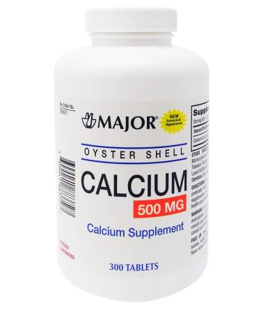 Major Oyster Shell Calcium 500mg 300 tablets - Buy Online on GoSupps.com