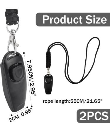High-Frequency Dog Whistle & Clicker Set - R tter Refraction Training Tools for Barking Control & Recall - 2 Packs in Black & Red - Buy Online on GoSupps.com