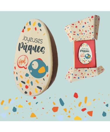 Set of 2 Handmade Easter Chocolate – Half Easter Egg – Easter Chocolate – Easter Gourmet – Chocolate Eggs