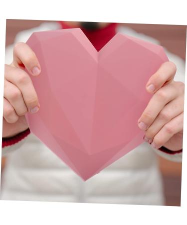 KOMBIUDA Heart Shaped Box Bridesmaid Wedding Favor Boxes Party Holder With Cover Miss 18X18X12CM Pink - Buy Online on GoSupps.com