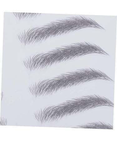 DOITOOL 2pcs 3d Eyebrow Stickers Green Faux Fur Scrunchies Eyebrow Stencils Eyebrow Trimming The Lazy 6d - Buy Online on GoSupps.com