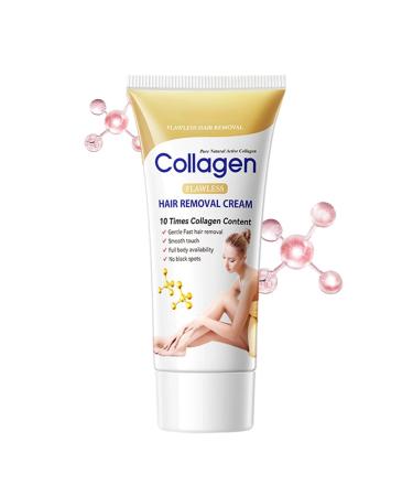 JINGLING Cr me d pilatoire 60 g effet longue dur e produit de beaut apaisant rapide cr me pour le visage pour l' pilation corps zone jambes dos poitrine aisselles soin de la peau