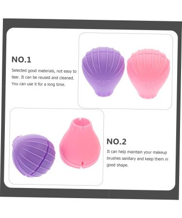 DOITOOL 6pcs Makeup Brush Dust Cover Makeup Cleaner for Brushes Lip Protective Makeup Brush Covers Portable 4.5x4cm As Shown - Buy Online on GoSupps.com