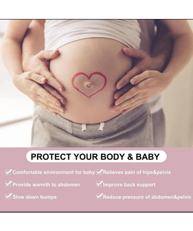 Maternity Belly Bandage Belt for Pregnancy Support - Beige | Mother-to-be Waist Care Belt (Size M) - Buy Online on GoSupps.com