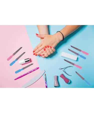 Metal Nail Files for Natural Nails (6 Pack) - Stainless Steel Thin Durable Filer for Manicure Pedicure Toenails - Buy Online on GoSupps.com